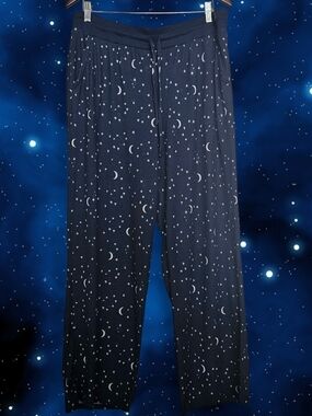 Maurices Navy Moon & Star Print Pajama Pants